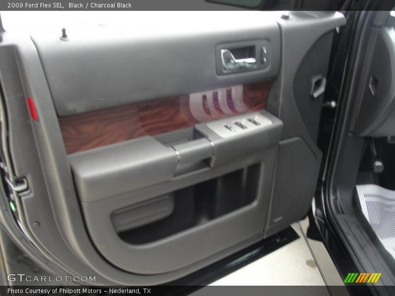 Black / Charcoal Black 2009 Ford Flex SEL