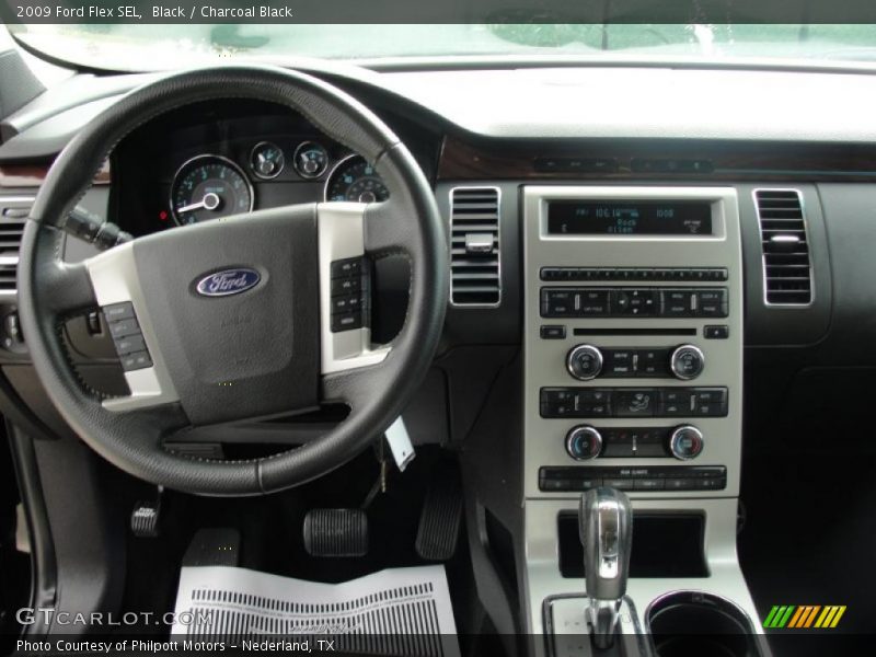 Black / Charcoal Black 2009 Ford Flex SEL