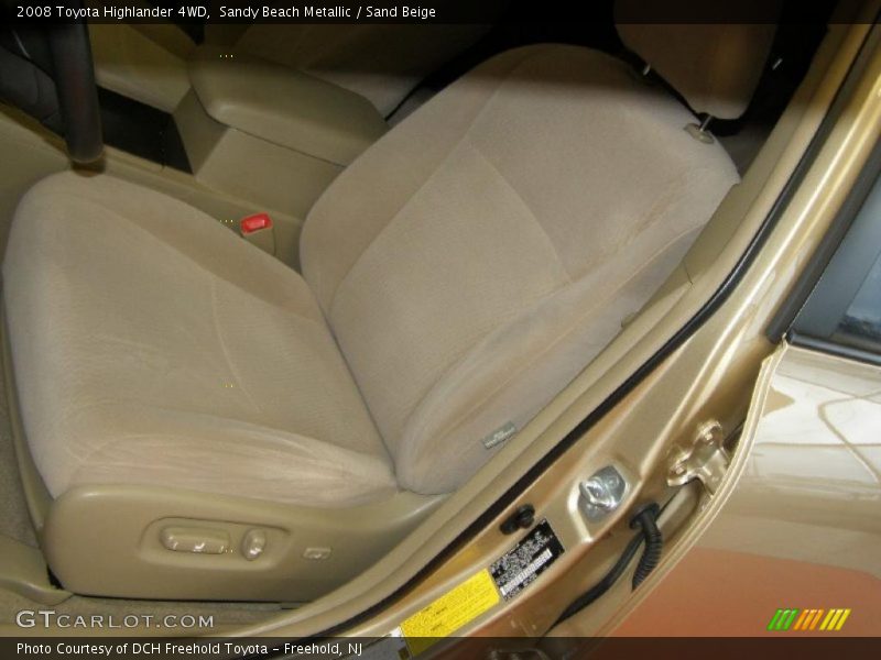 Sandy Beach Metallic / Sand Beige 2008 Toyota Highlander 4WD
