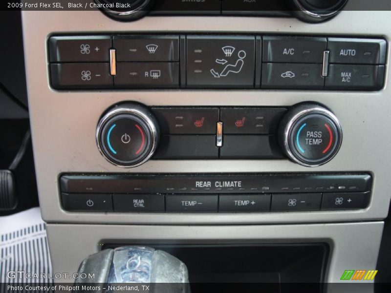 Black / Charcoal Black 2009 Ford Flex SEL