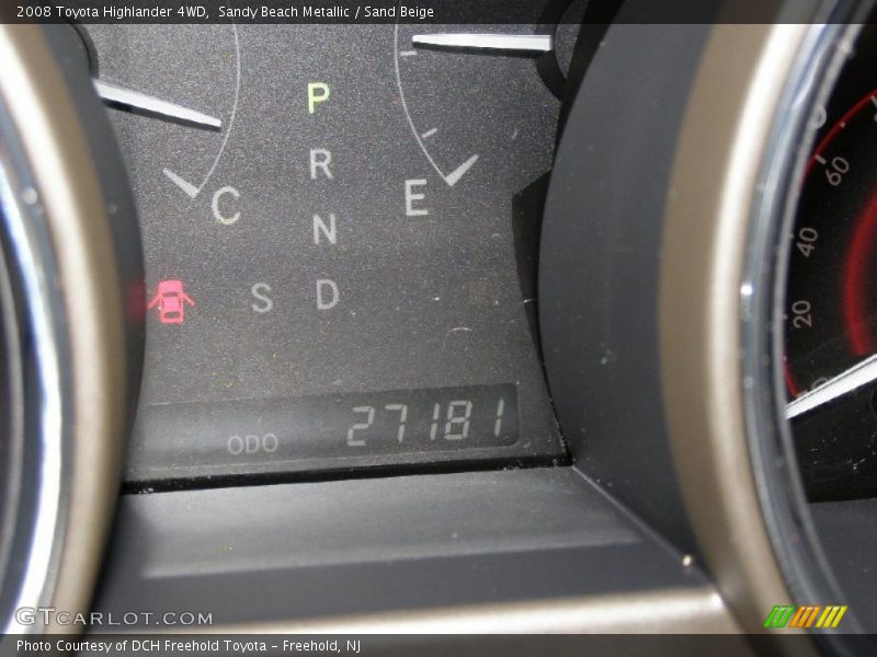 Sandy Beach Metallic / Sand Beige 2008 Toyota Highlander 4WD