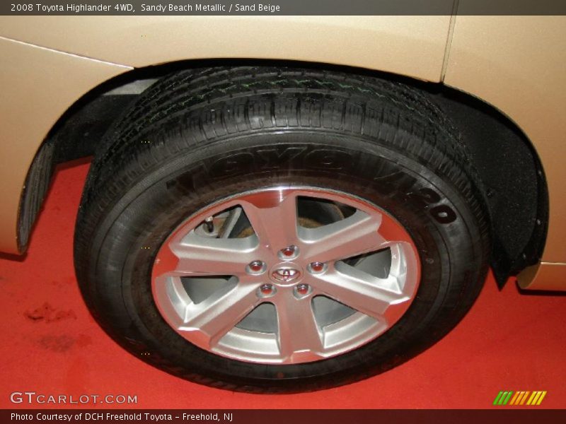Sandy Beach Metallic / Sand Beige 2008 Toyota Highlander 4WD