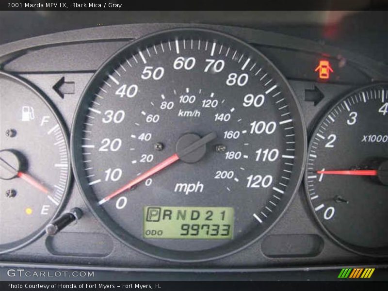 Black Mica / Gray 2001 Mazda MPV LX