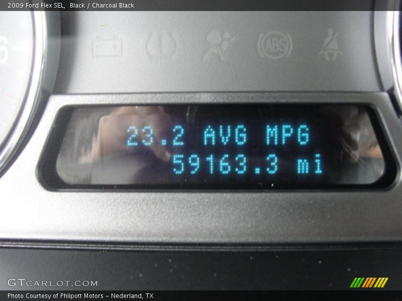 Black / Charcoal Black 2009 Ford Flex SEL
