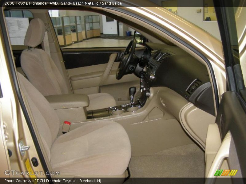 Sandy Beach Metallic / Sand Beige 2008 Toyota Highlander 4WD