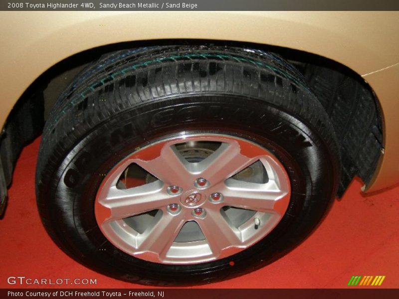 Sandy Beach Metallic / Sand Beige 2008 Toyota Highlander 4WD