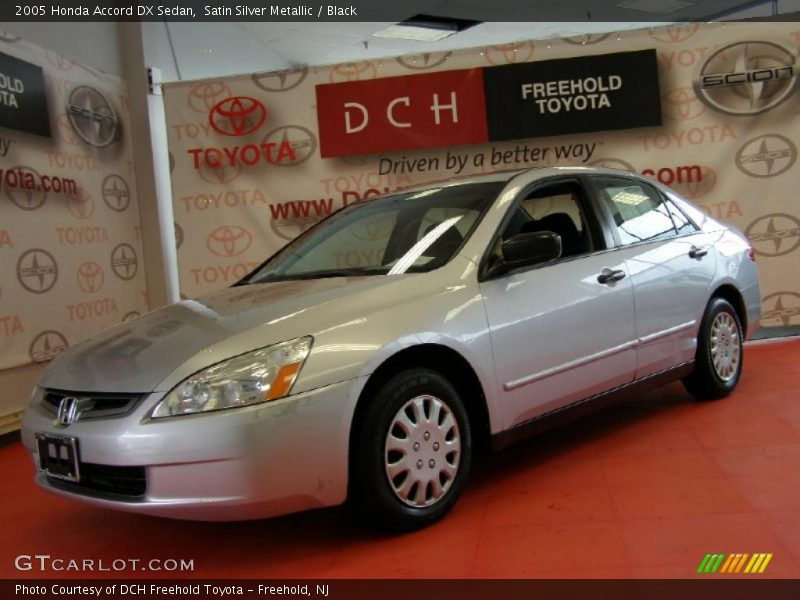 Satin Silver Metallic / Black 2005 Honda Accord DX Sedan