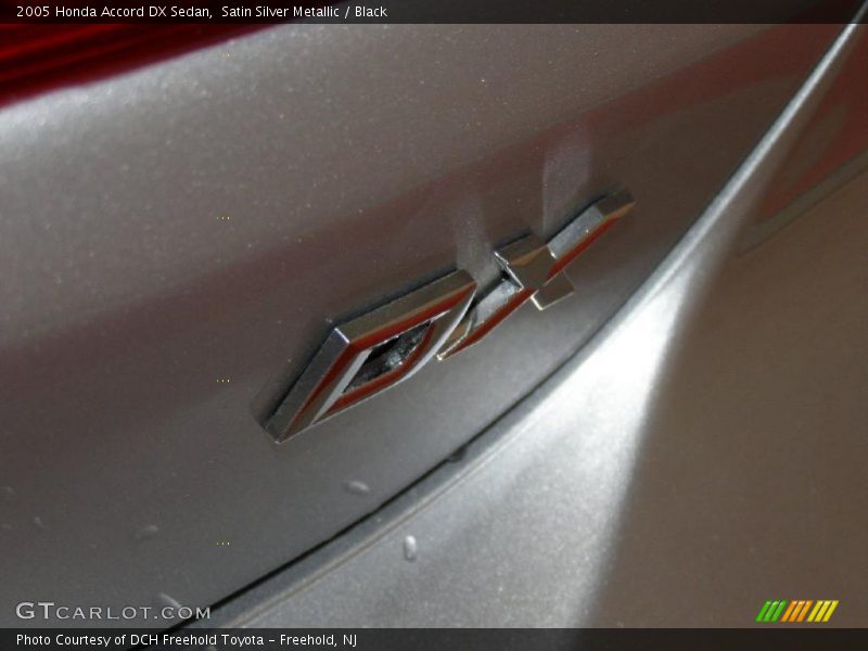 Satin Silver Metallic / Black 2005 Honda Accord DX Sedan
