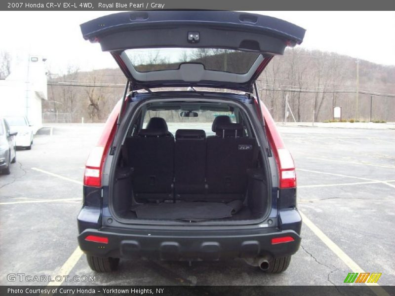Royal Blue Pearl / Gray 2007 Honda CR-V EX-L 4WD