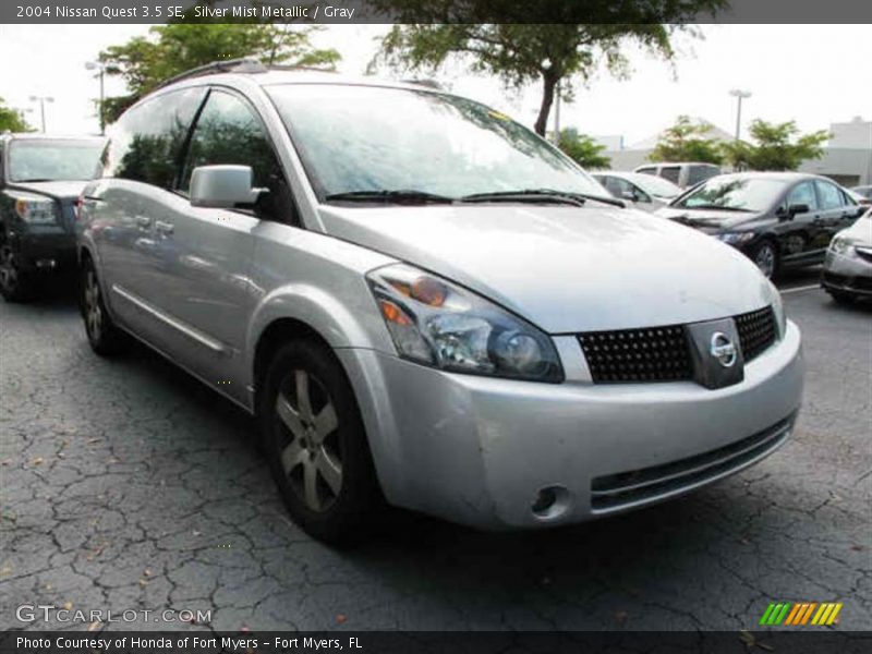 Silver Mist Metallic / Gray 2004 Nissan Quest 3.5 SE