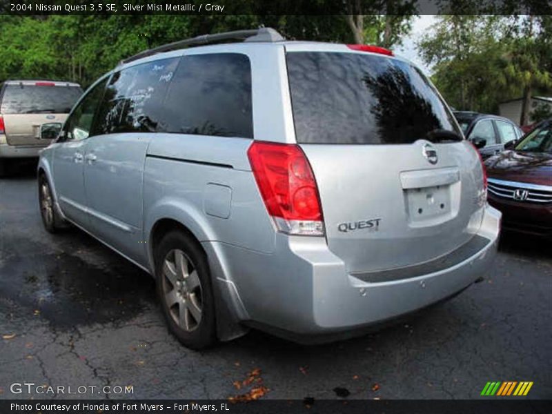 Silver Mist Metallic / Gray 2004 Nissan Quest 3.5 SE