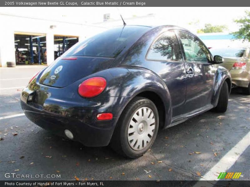Galactic Blue Metallic / Cream Beige 2005 Volkswagen New Beetle GL Coupe