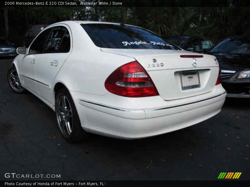 Alabaster White / Stone 2006 Mercedes-Benz E 320 CDI Sedan