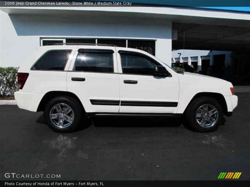 Stone White / Medium Slate Gray 2006 Jeep Grand Cherokee Laredo