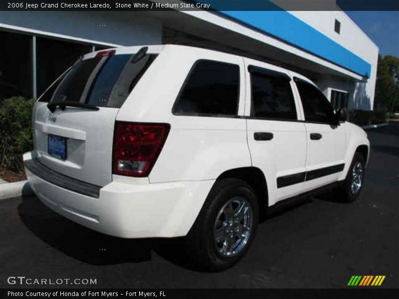 Stone White / Medium Slate Gray 2006 Jeep Grand Cherokee Laredo