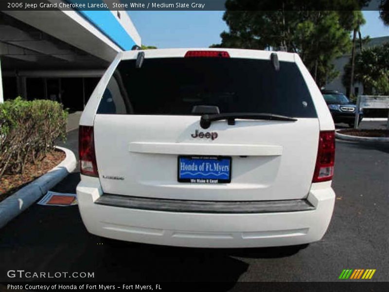 Stone White / Medium Slate Gray 2006 Jeep Grand Cherokee Laredo