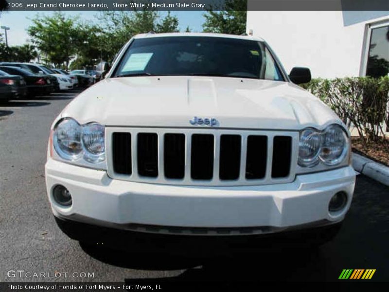Stone White / Medium Slate Gray 2006 Jeep Grand Cherokee Laredo