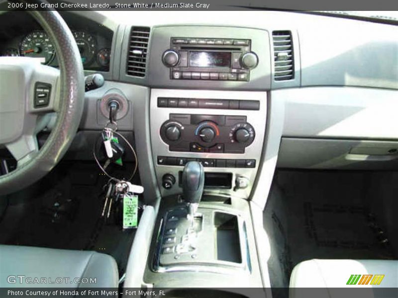 Stone White / Medium Slate Gray 2006 Jeep Grand Cherokee Laredo