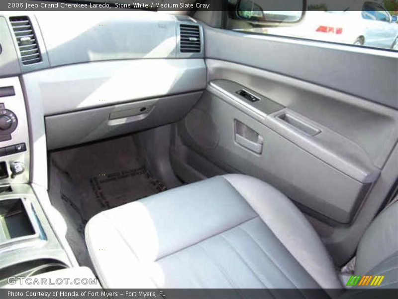 Stone White / Medium Slate Gray 2006 Jeep Grand Cherokee Laredo