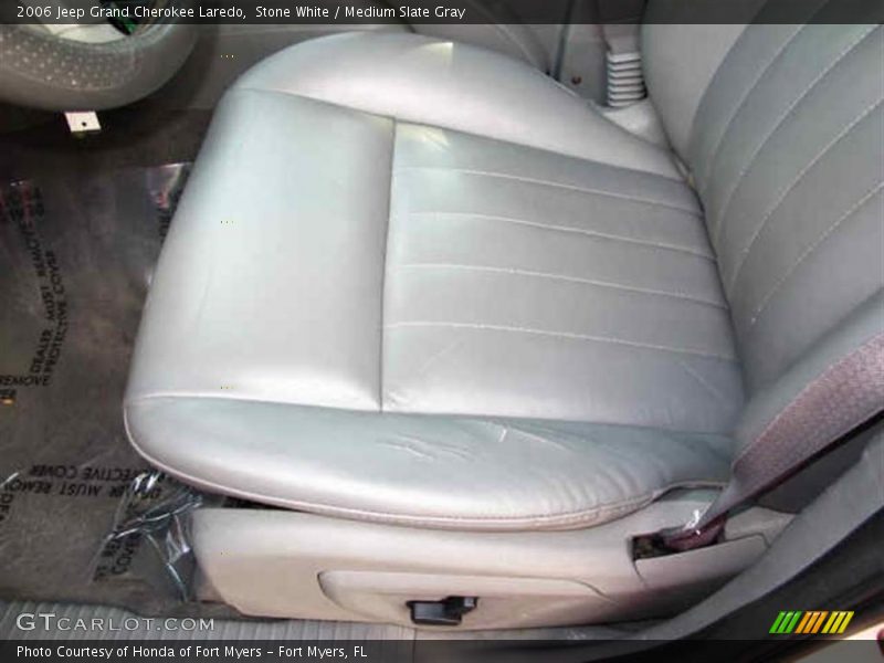 Stone White / Medium Slate Gray 2006 Jeep Grand Cherokee Laredo