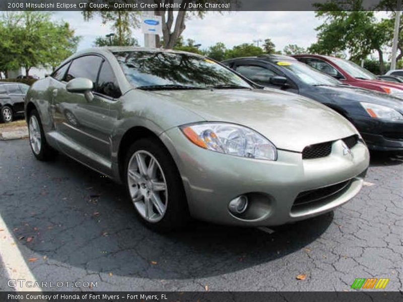 Optimist Green Metallic / Dark Charcoal 2008 Mitsubishi Eclipse GT Coupe