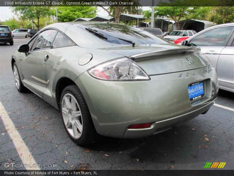 Optimist Green Metallic / Dark Charcoal 2008 Mitsubishi Eclipse GT Coupe