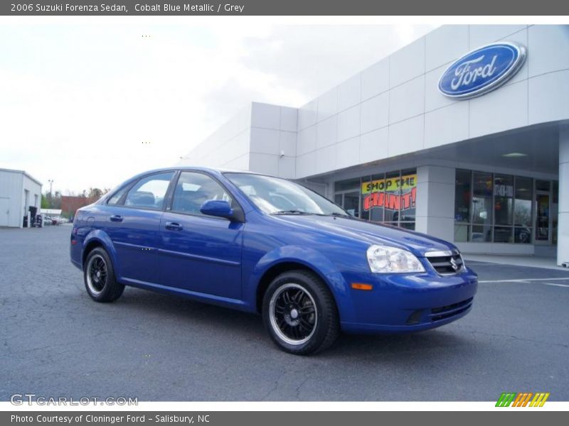 Cobalt Blue Metallic / Grey 2006 Suzuki Forenza Sedan