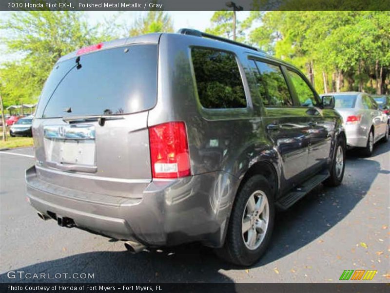 Polished Metal Metallic / Gray 2010 Honda Pilot EX-L