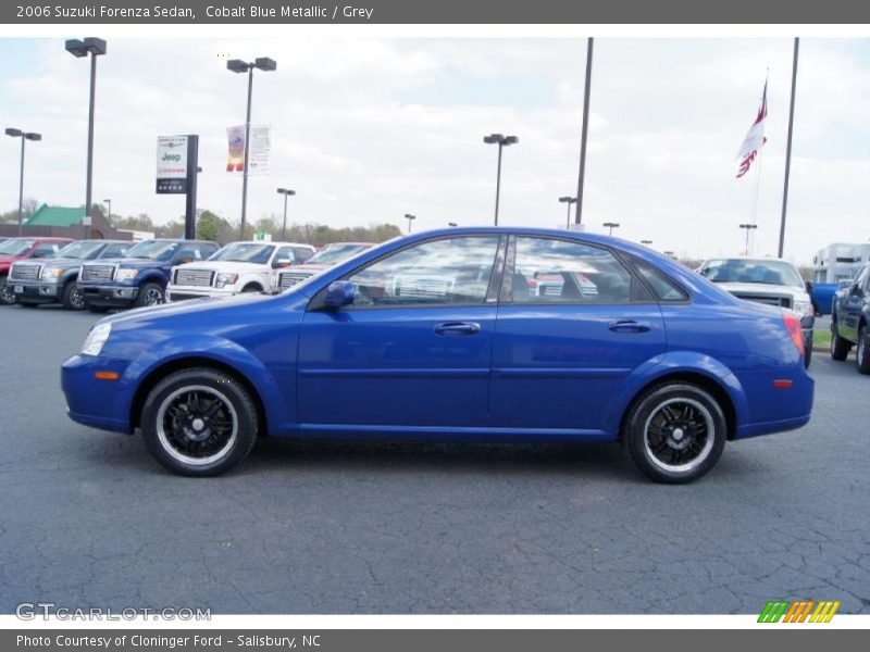 Cobalt Blue Metallic / Grey 2006 Suzuki Forenza Sedan