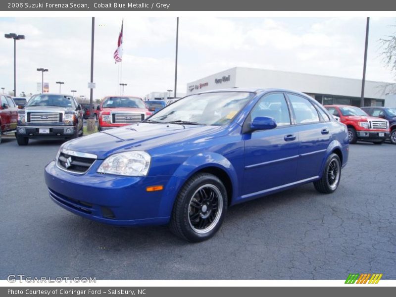 Cobalt Blue Metallic / Grey 2006 Suzuki Forenza Sedan