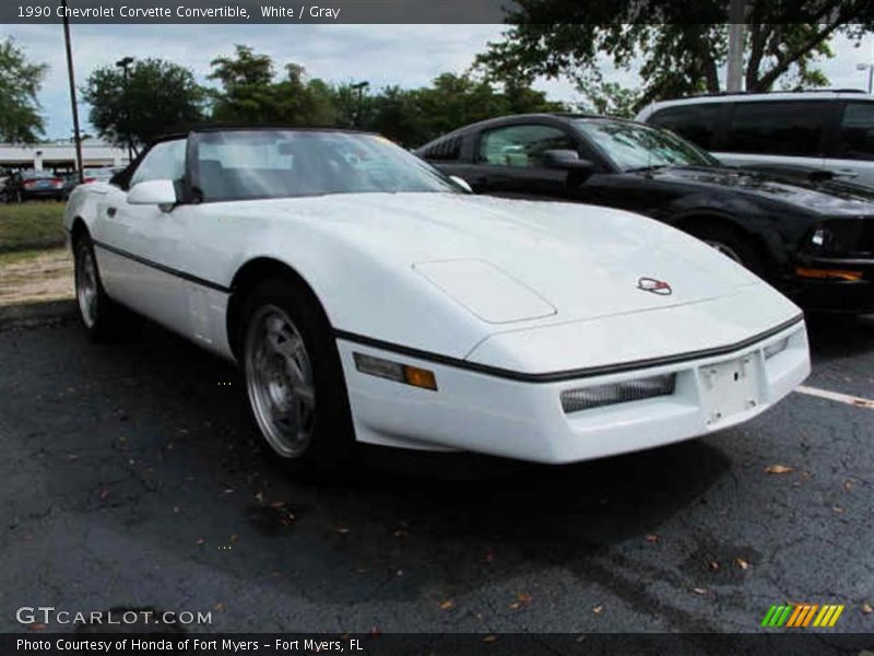 Front 3/4 View of 1990 Corvette Convertible