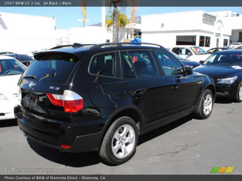 Jet Black / Black 2007 BMW X3 3.0si