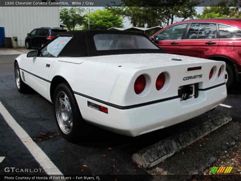  1990 Corvette Convertible White