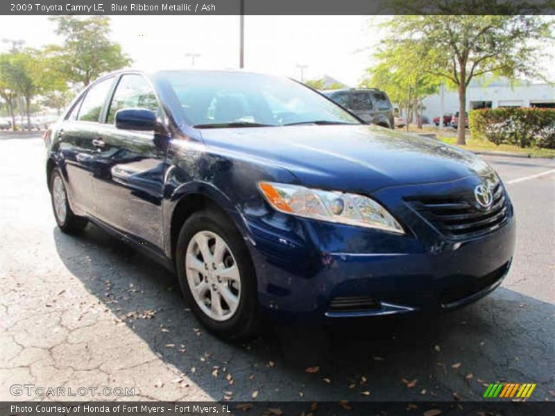 Blue Ribbon Metallic / Ash 2009 Toyota Camry LE