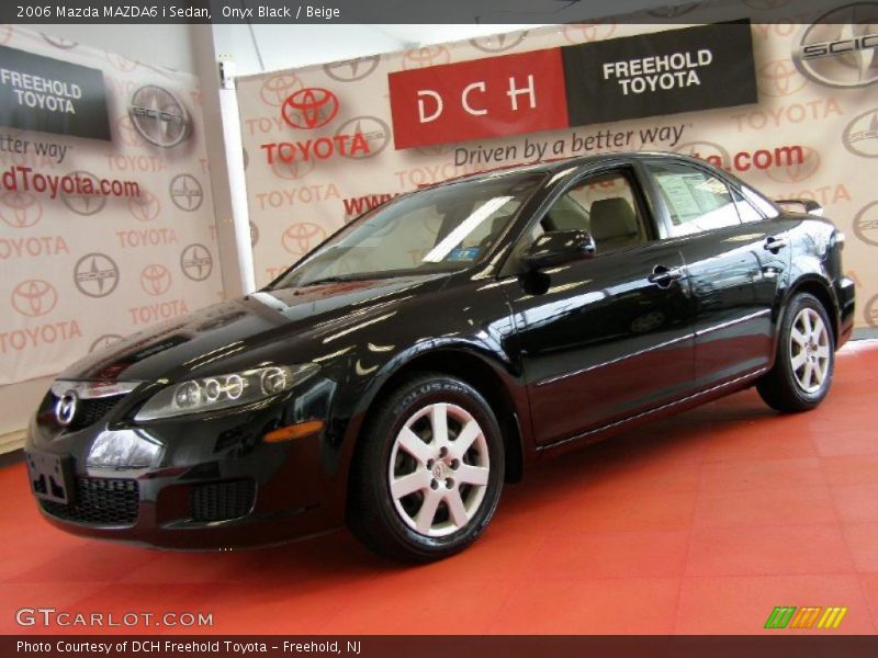 Onyx Black / Beige 2006 Mazda MAZDA6 i Sedan