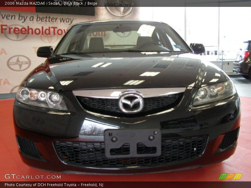 Onyx Black / Beige 2006 Mazda MAZDA6 i Sedan