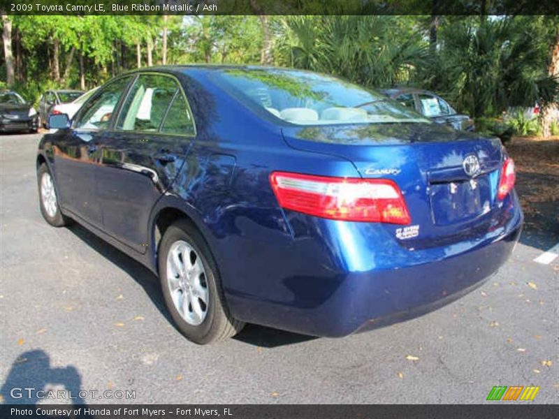 Blue Ribbon Metallic / Ash 2009 Toyota Camry LE