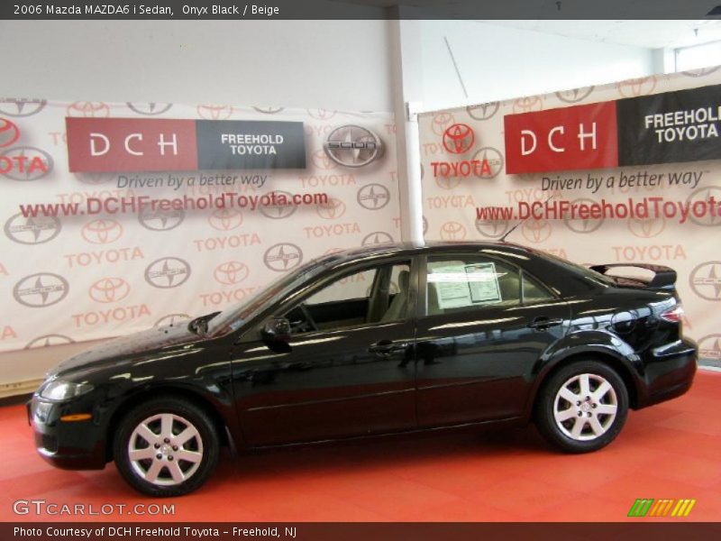 Onyx Black / Beige 2006 Mazda MAZDA6 i Sedan