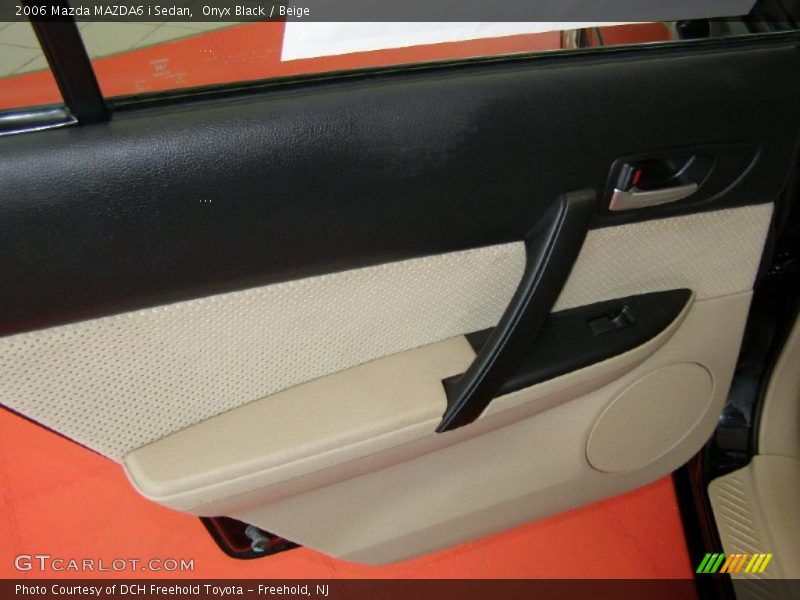 Onyx Black / Beige 2006 Mazda MAZDA6 i Sedan