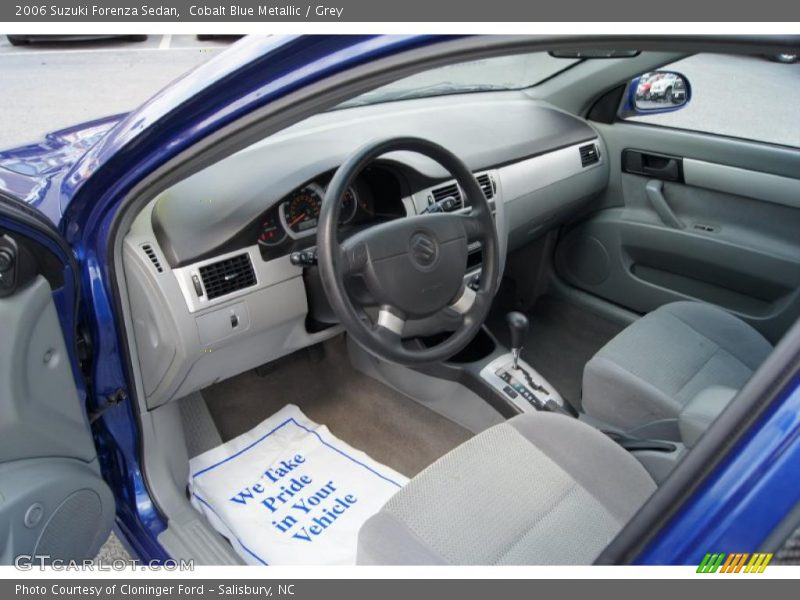 Cobalt Blue Metallic / Grey 2006 Suzuki Forenza Sedan