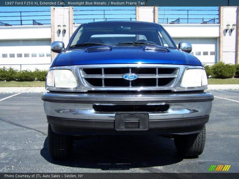 Moonlight Blue Metallic / Medium Prairie Tan 1997 Ford F150 XL Extended Cab