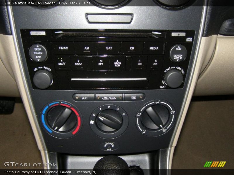 Onyx Black / Beige 2006 Mazda MAZDA6 i Sedan