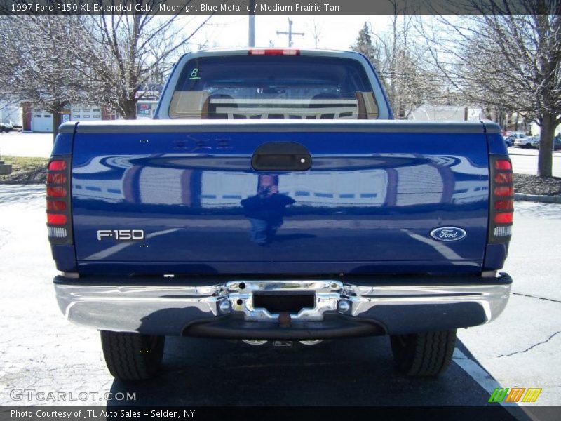 Moonlight Blue Metallic / Medium Prairie Tan 1997 Ford F150 XL Extended Cab