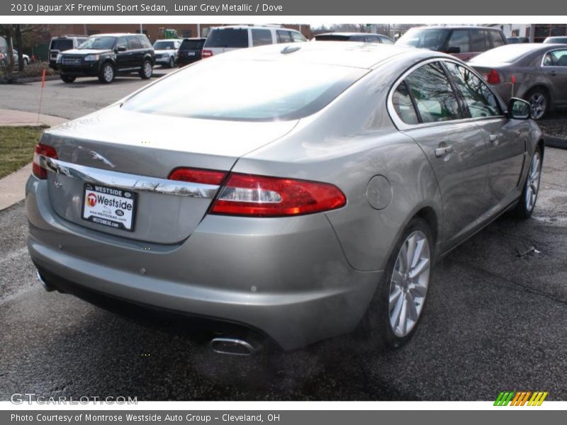 Lunar Grey Metallic / Dove 2010 Jaguar XF Premium Sport Sedan