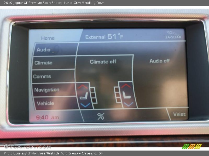 Lunar Grey Metallic / Dove 2010 Jaguar XF Premium Sport Sedan