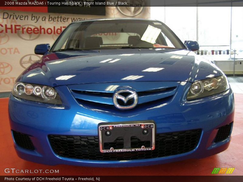 Bright Island Blue / Black 2008 Mazda MAZDA6 i Touring Hatchback
