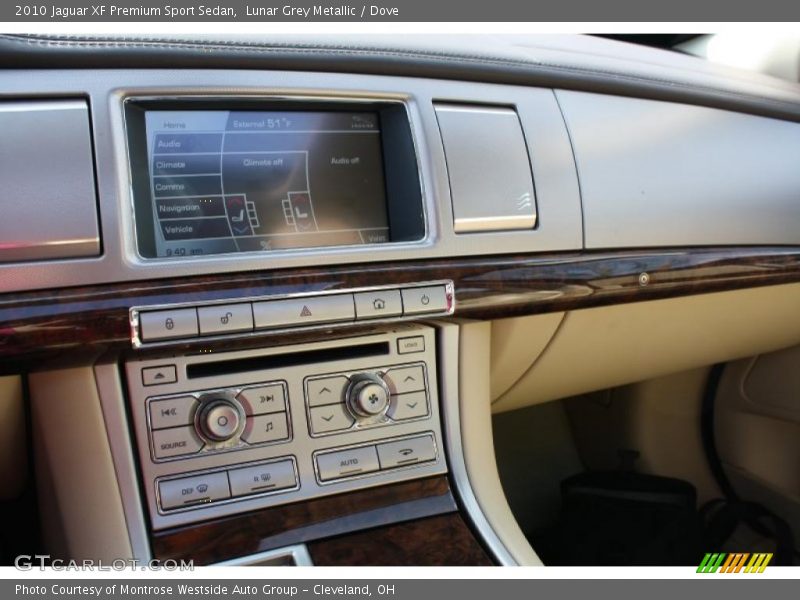 Lunar Grey Metallic / Dove 2010 Jaguar XF Premium Sport Sedan