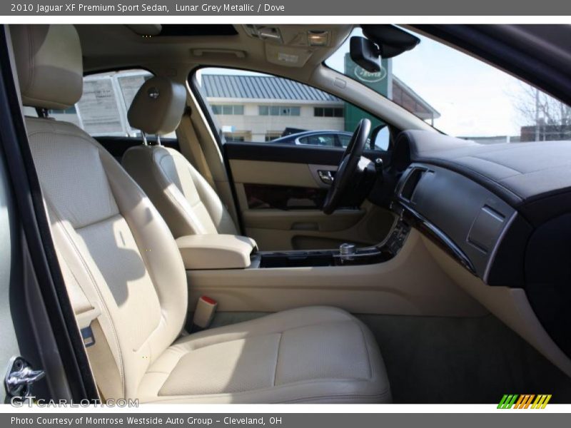 Lunar Grey Metallic / Dove 2010 Jaguar XF Premium Sport Sedan
