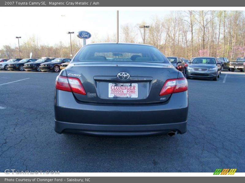 Magnetic Gray Metallic / Ash 2007 Toyota Camry SE