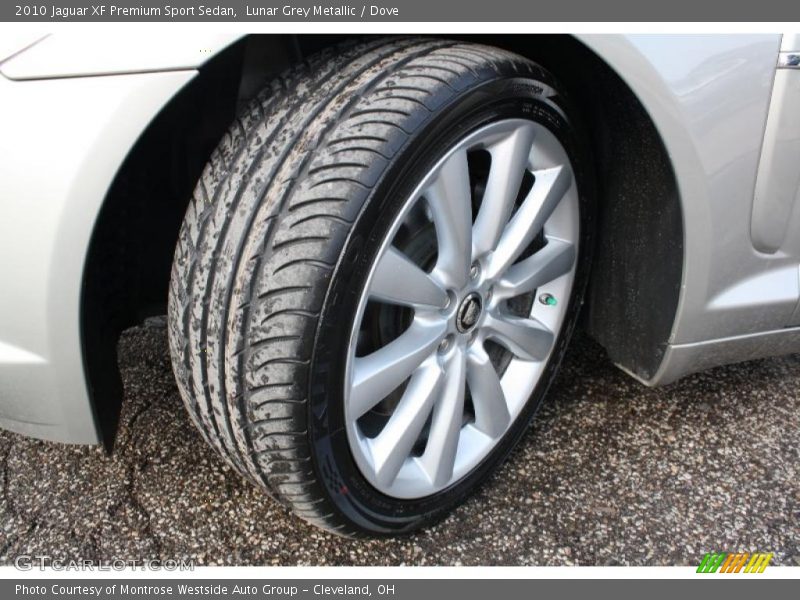 Lunar Grey Metallic / Dove 2010 Jaguar XF Premium Sport Sedan